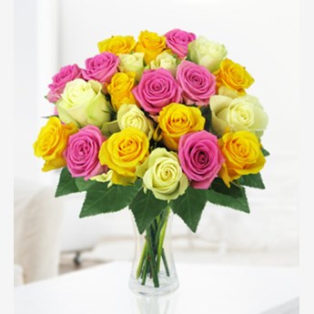30 Mixed Flower Vase