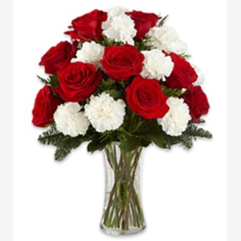 Rose Carnation Flower Arrangement