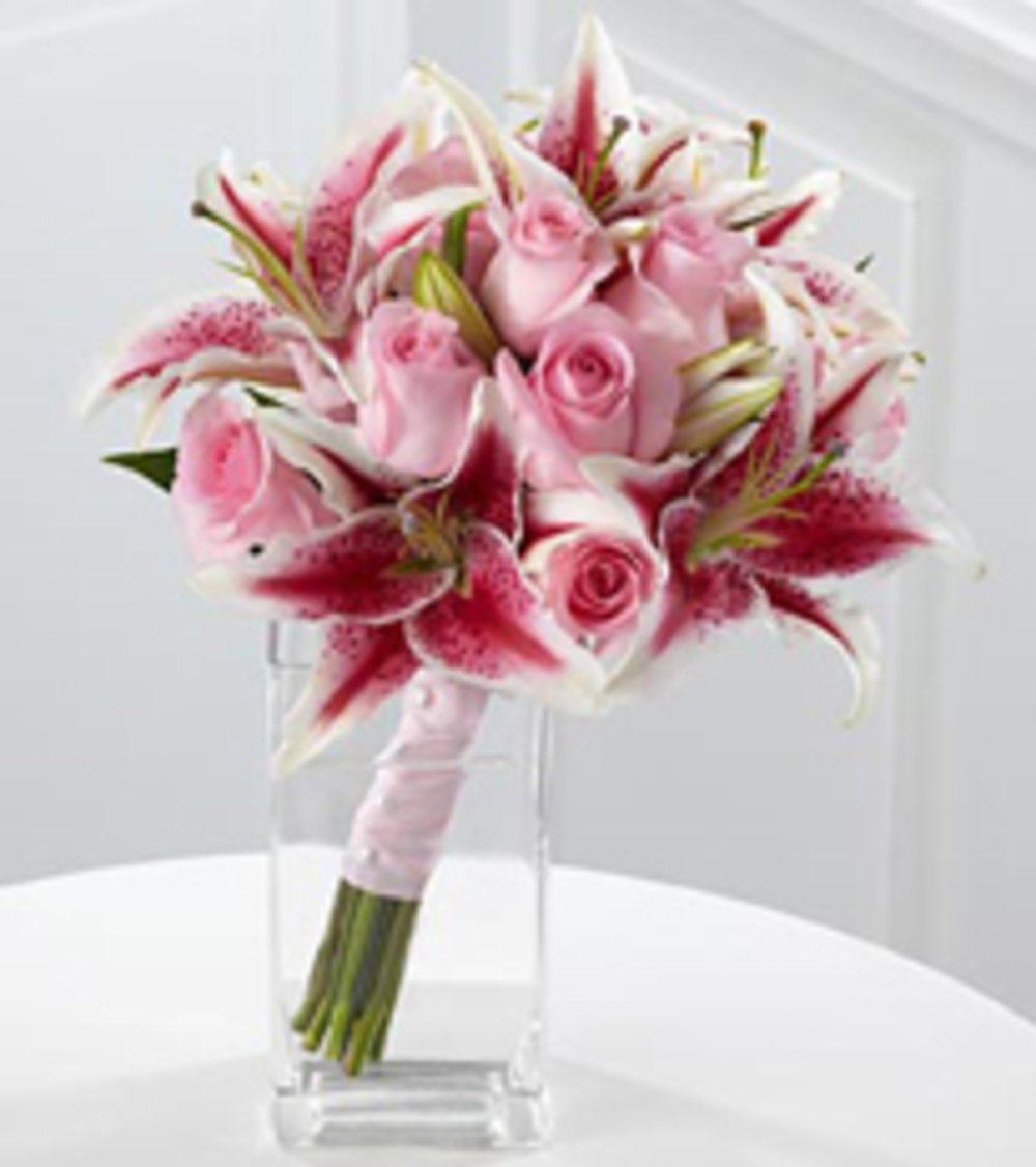 Lovely Pink Flower Vase