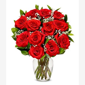 12 Red Rose Bouquet