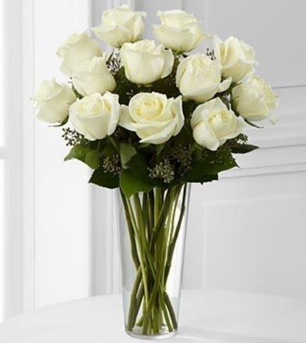 White Affectionate Roses