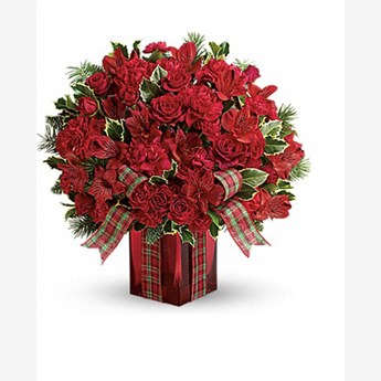Red Flowers Hand Bouquet