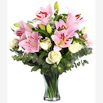 Pink Blossom Flower Vase