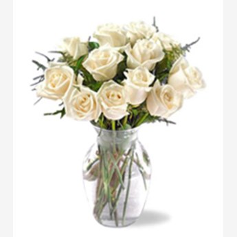 Snow White Bunch Of Roses