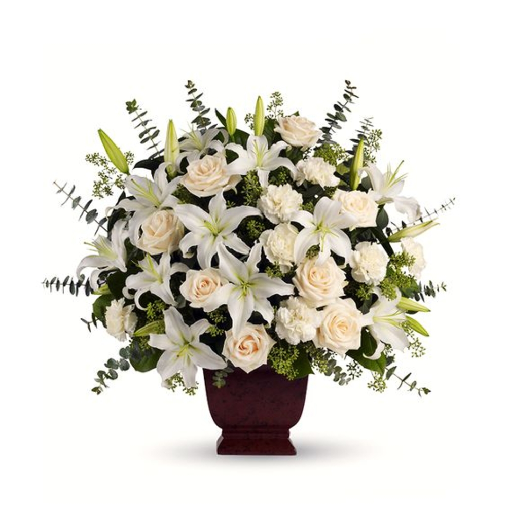 Pearl White Mixed Flowers
