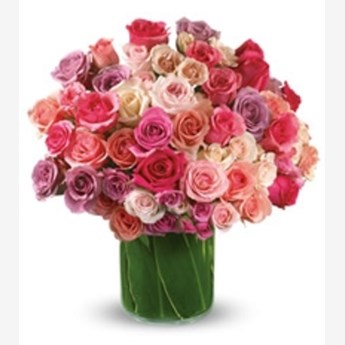 50 Roses Bunch Vase