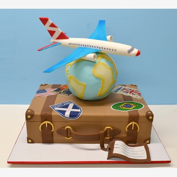4Kg Aeroplane Theme Cake