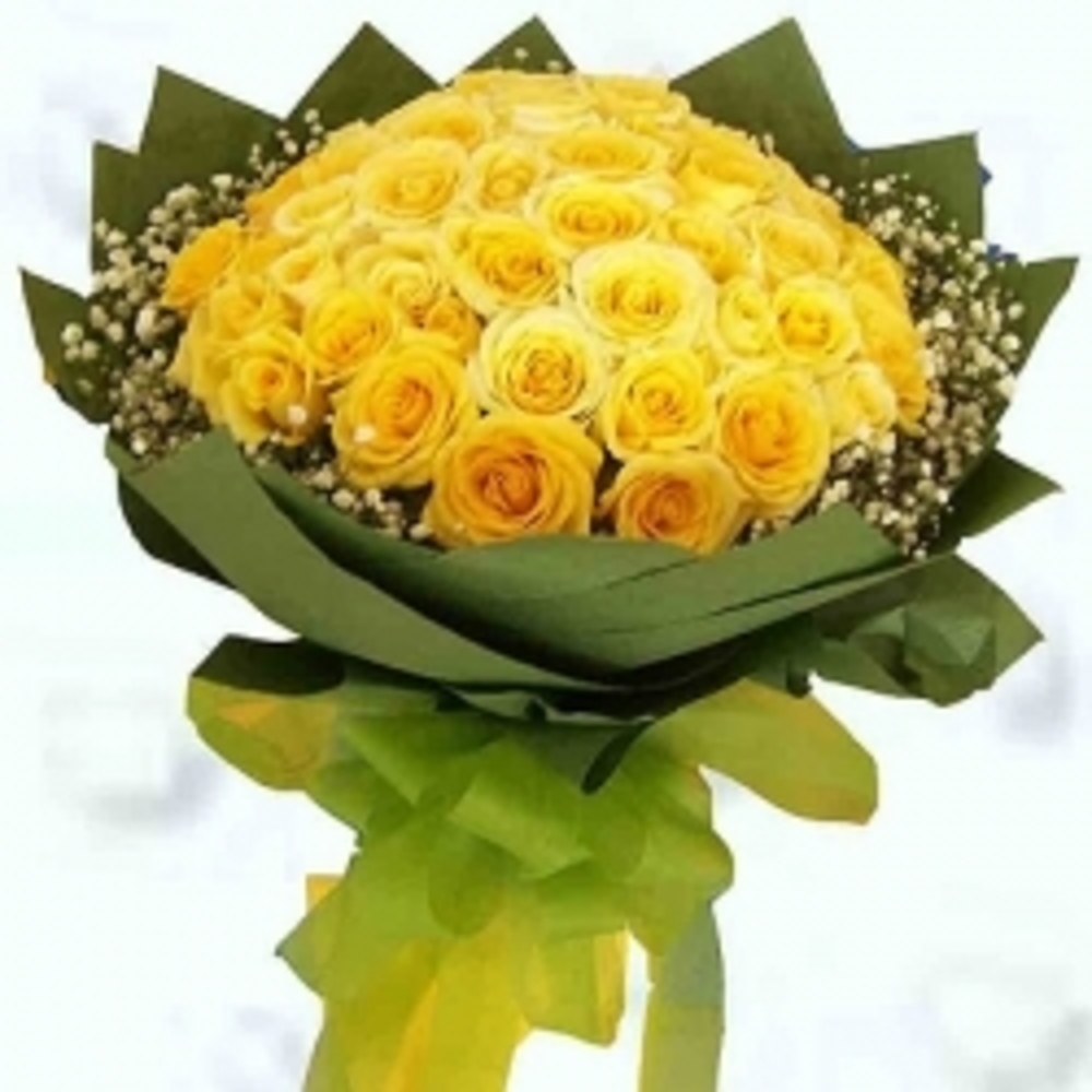 30 Yellow Rose Bouquet
