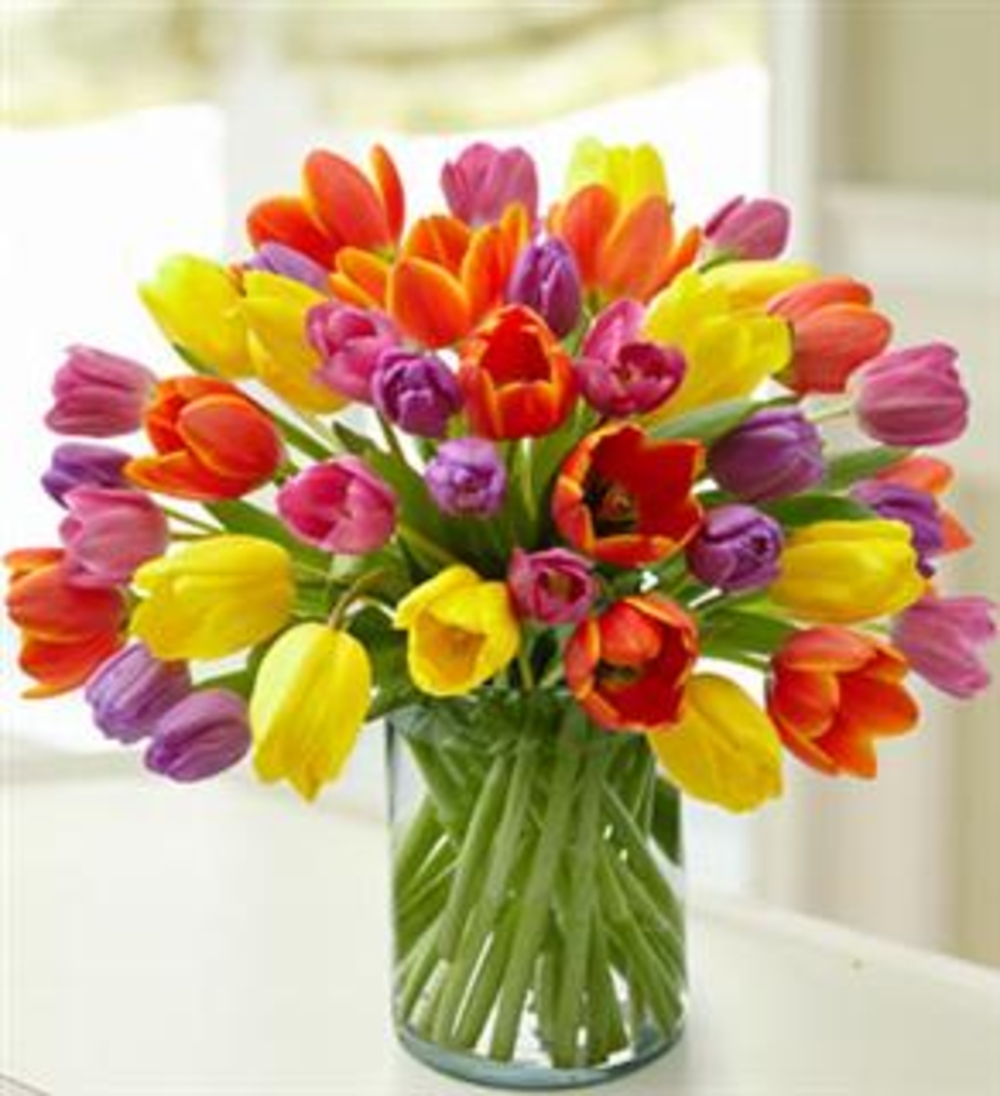 36 Mixed Tulip bouquet