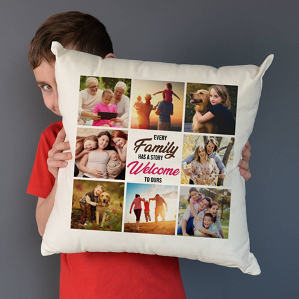 Custom Photo Collage Cushion