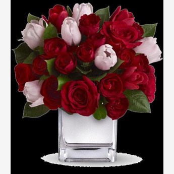 Rose Tulip Flower Bouquet