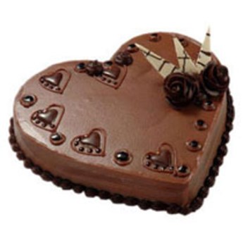 Heart Shape Chocolate Cake