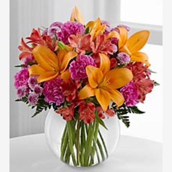 Beautiful Mixed flowers Vase