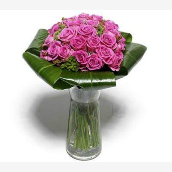30 Purple Rose Arrangement