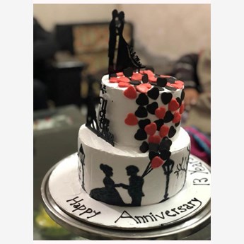 Layered Anniversary Cake
