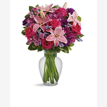Beautiful Flower Bunch In Vase