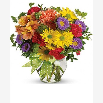 Mixed Carnations Flower Bouquet