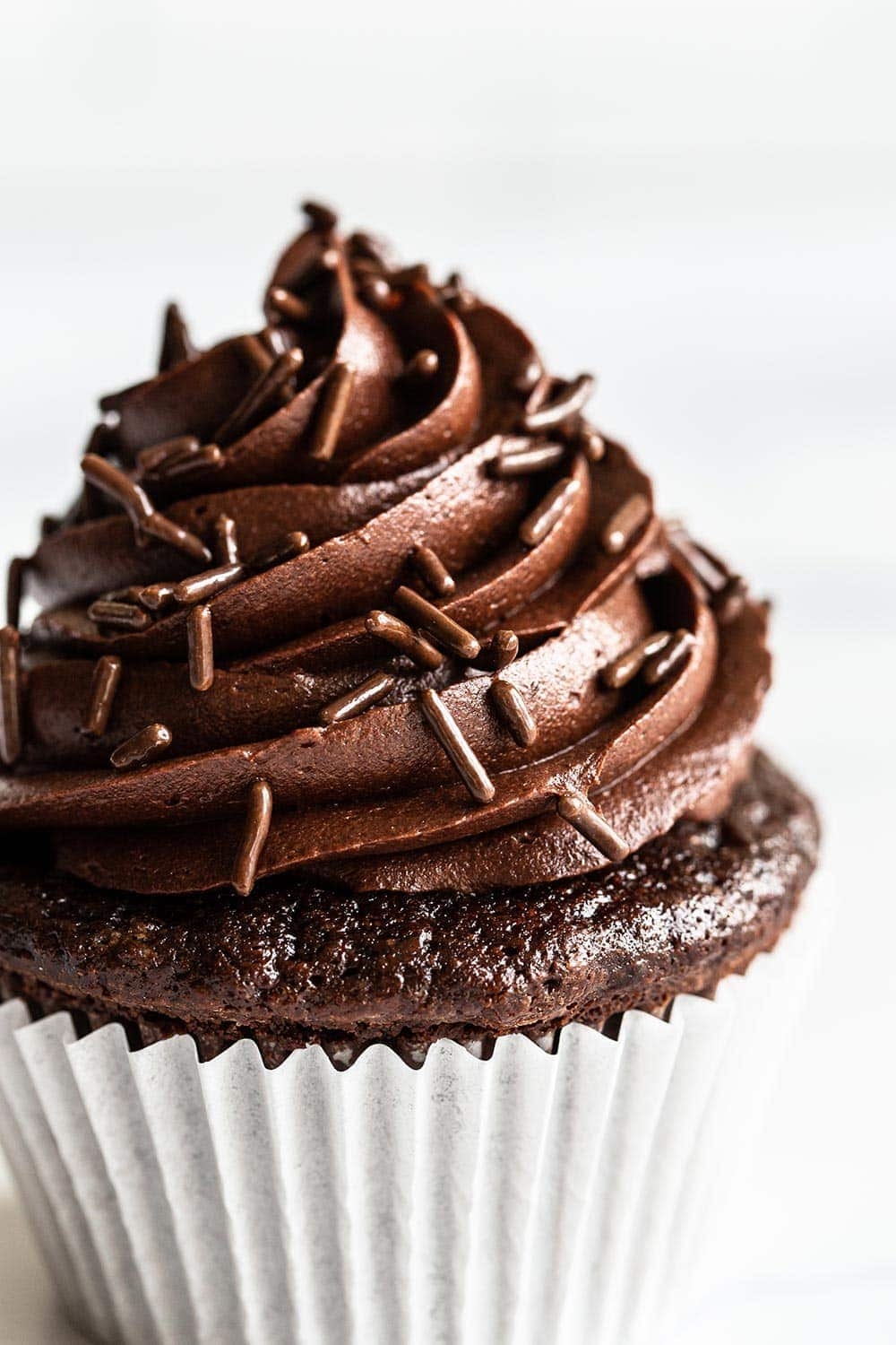 Chocolate Cupcakes with Choco Sprinkles