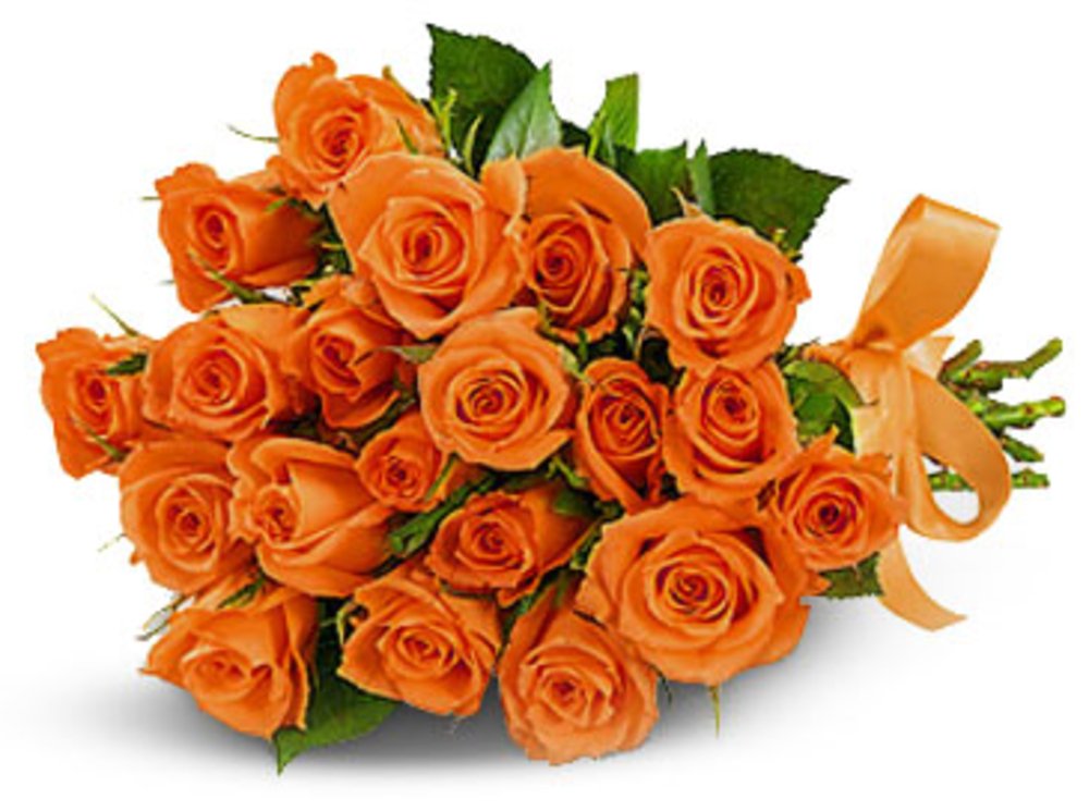 40 Orange Flower Bouquet