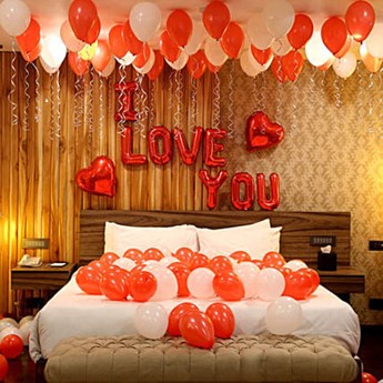 I Love You Balloon Decoration