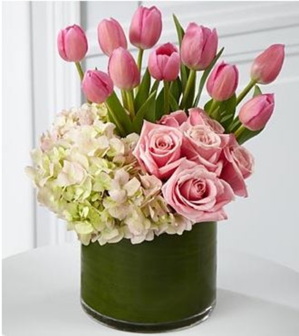 Pretty Pink Tulip Flowers
