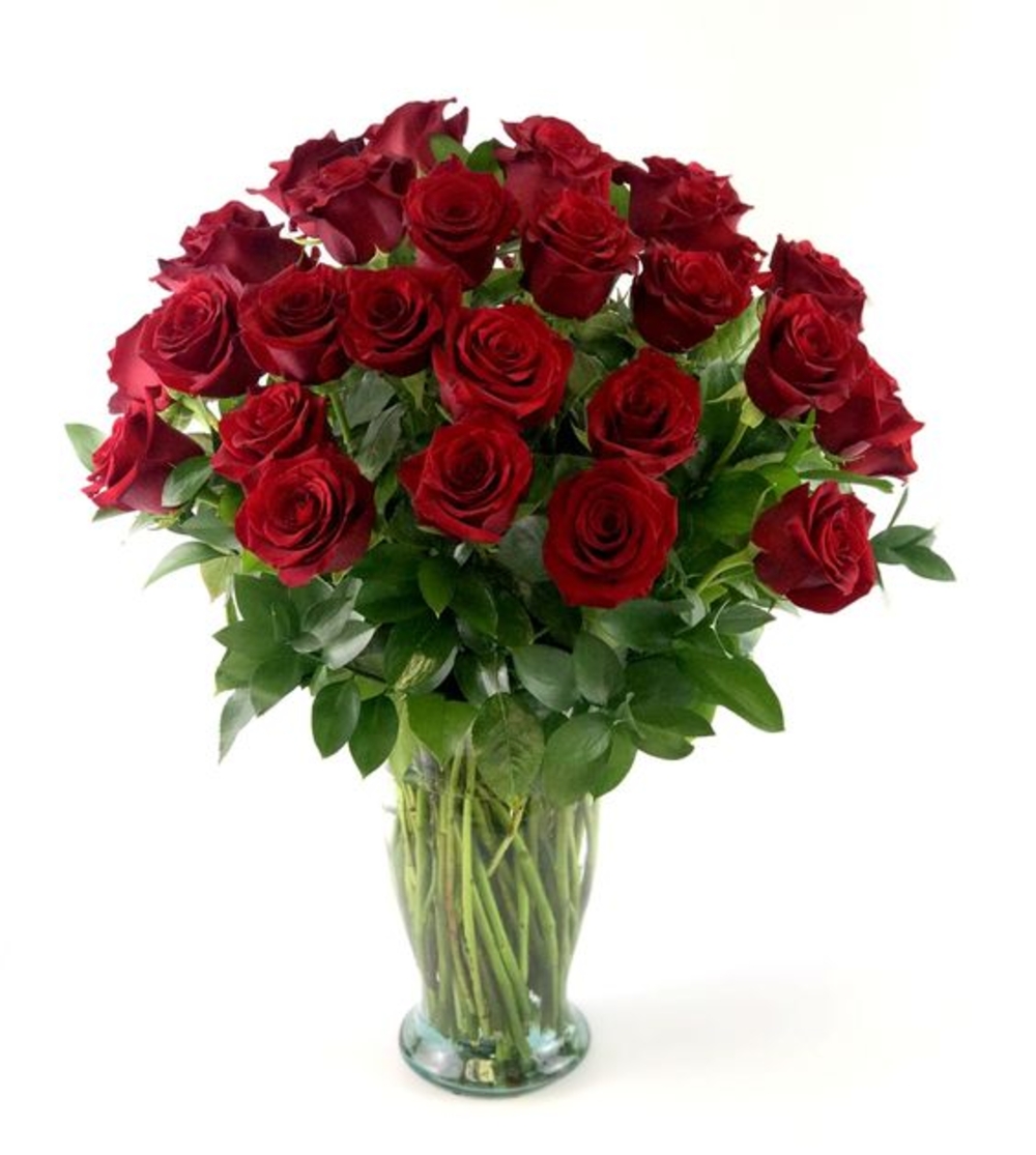  18 Red Roses Vase