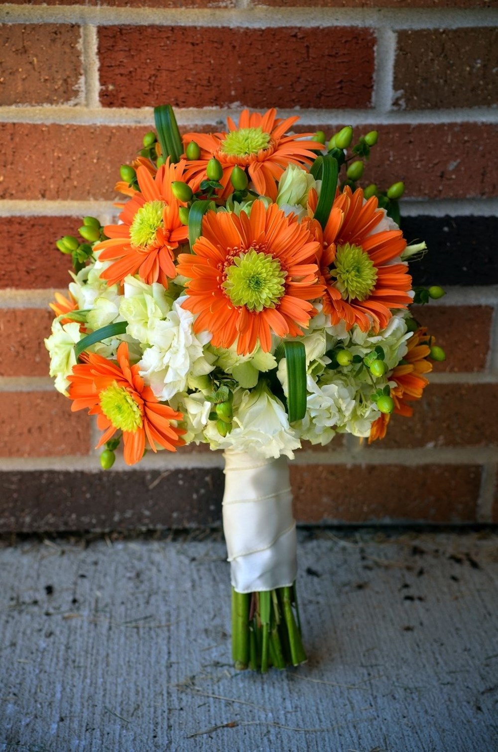 Orange Flower Bouquet Send Flowers to Doha Orange Flowers
