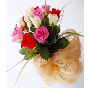 12 Mixed Rose Bouquet