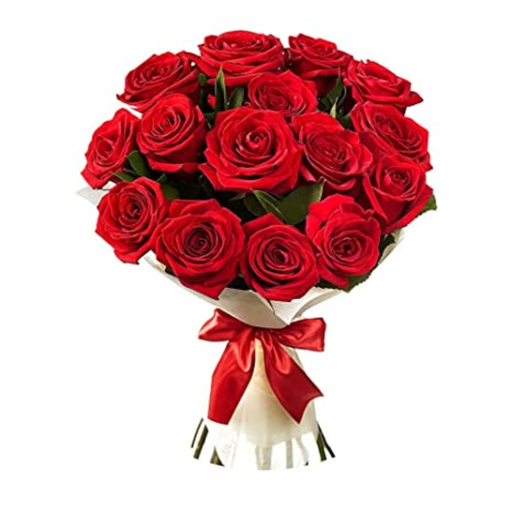15 Red Roses Hand Bouquet